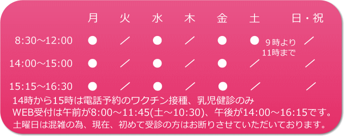 小児科診療時間